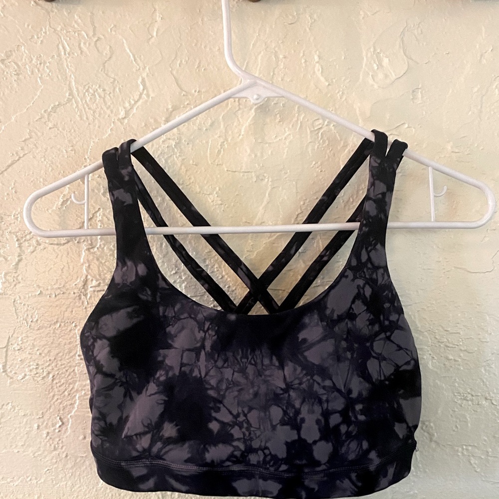 Lululemon Floral Tie Dye Print Size 6 Sports Bra